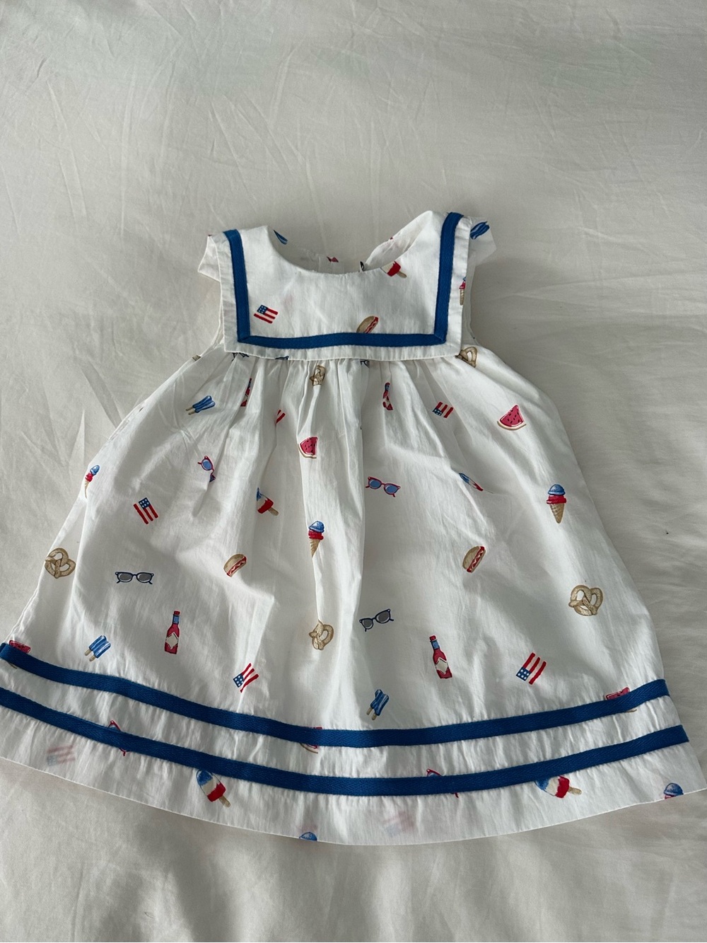 New with Tags Janie & Jack Americana Picnic Sailor Dress